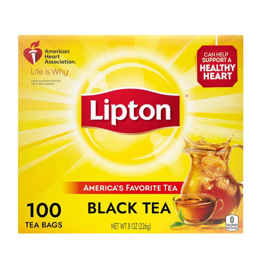 Lipton Black Tea Bag 100ct: $3.72 via Sub & Save