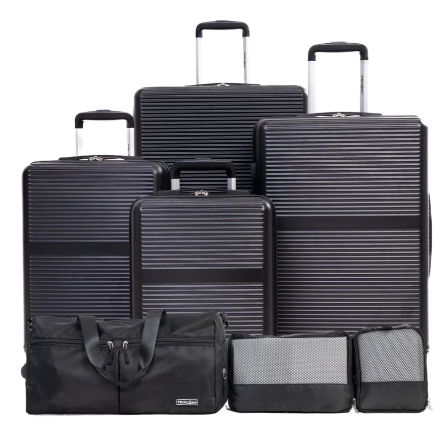 Tripcomp 7-Piece Hardside Luggage Set with TSA Lock: $99.99