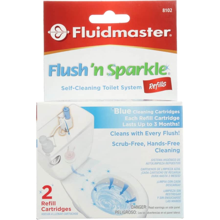 Fluidmaster Flush 'n Sparkle Cartridge Refill 2-Pack: $6.28