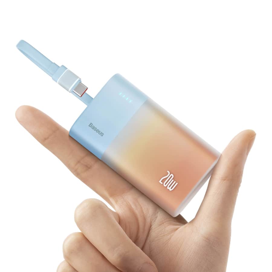 Baseus Power Bank Mini 5200mAh Fast-Charging Portable Power Bank: $18.39