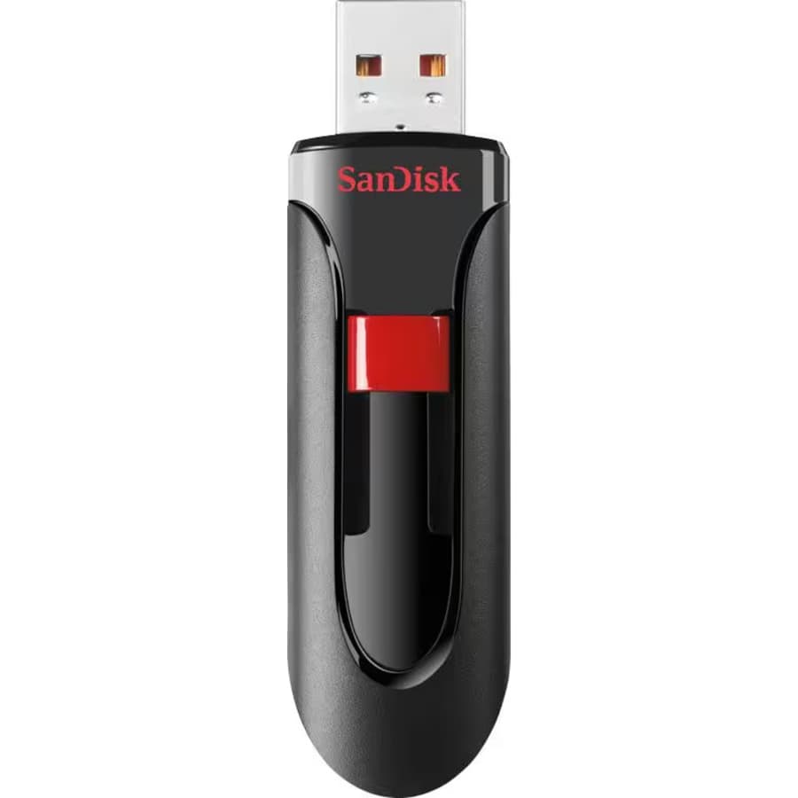 SanDisk Cruzer Glide 128GB USB 2.0 Flash Drive: $12