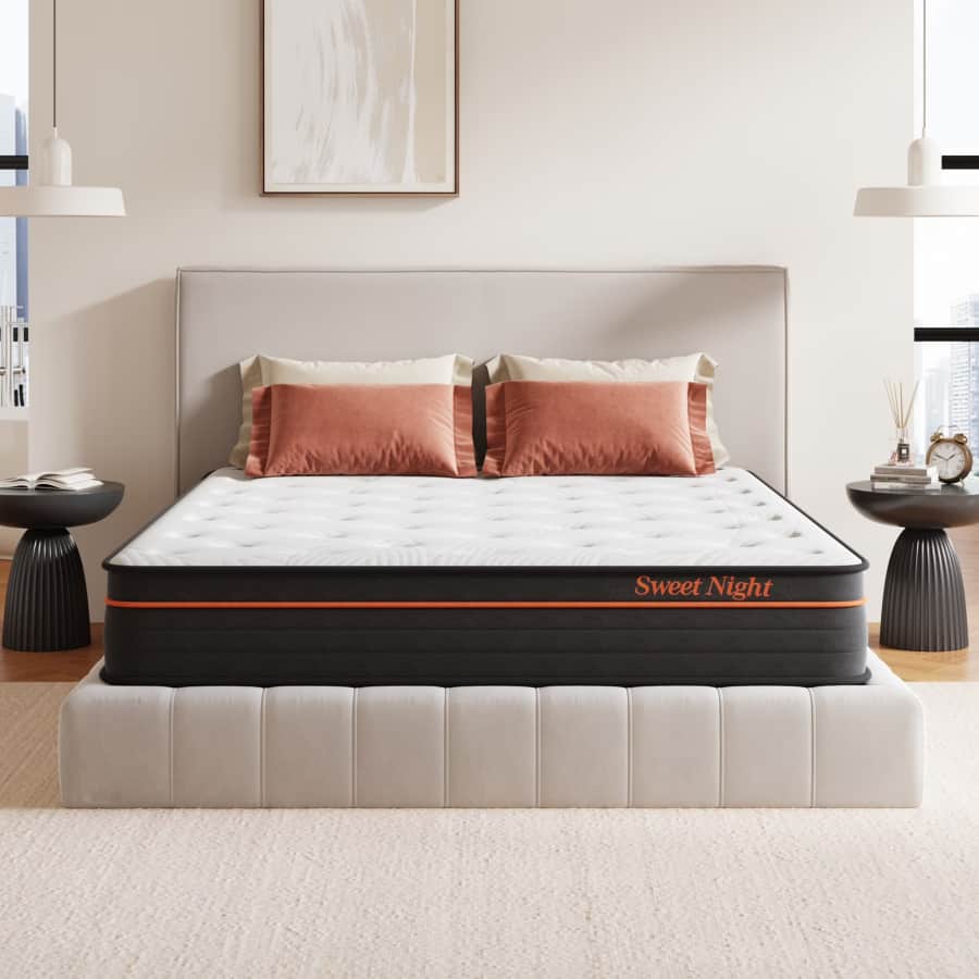 Sweetnight Twilighty 10" King Size Hybrid Mattress: $228 Sweetnight Twilighty 10" King Size Hybrid Mattress: $228