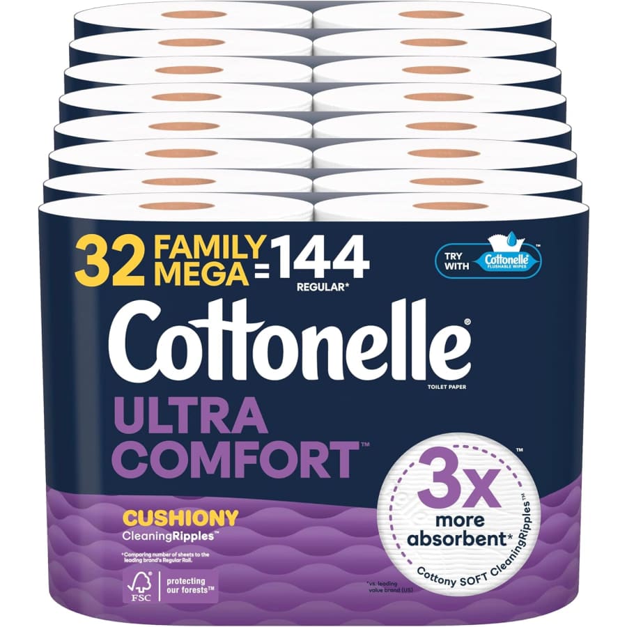 Cottonelle Ultra Comfort Toilet Paper 32-Pack: $21 via Sub. & Save