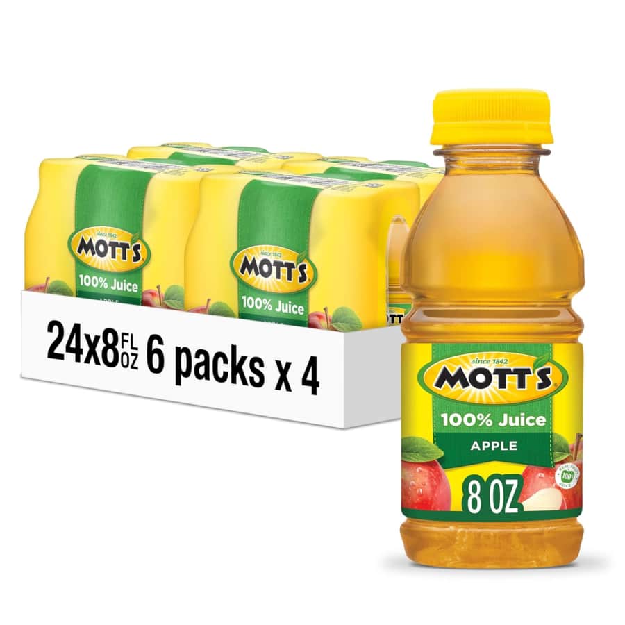 Mott's 8-oz. Apple Juice 24-Pack: $12 w/ Subscribe & Save