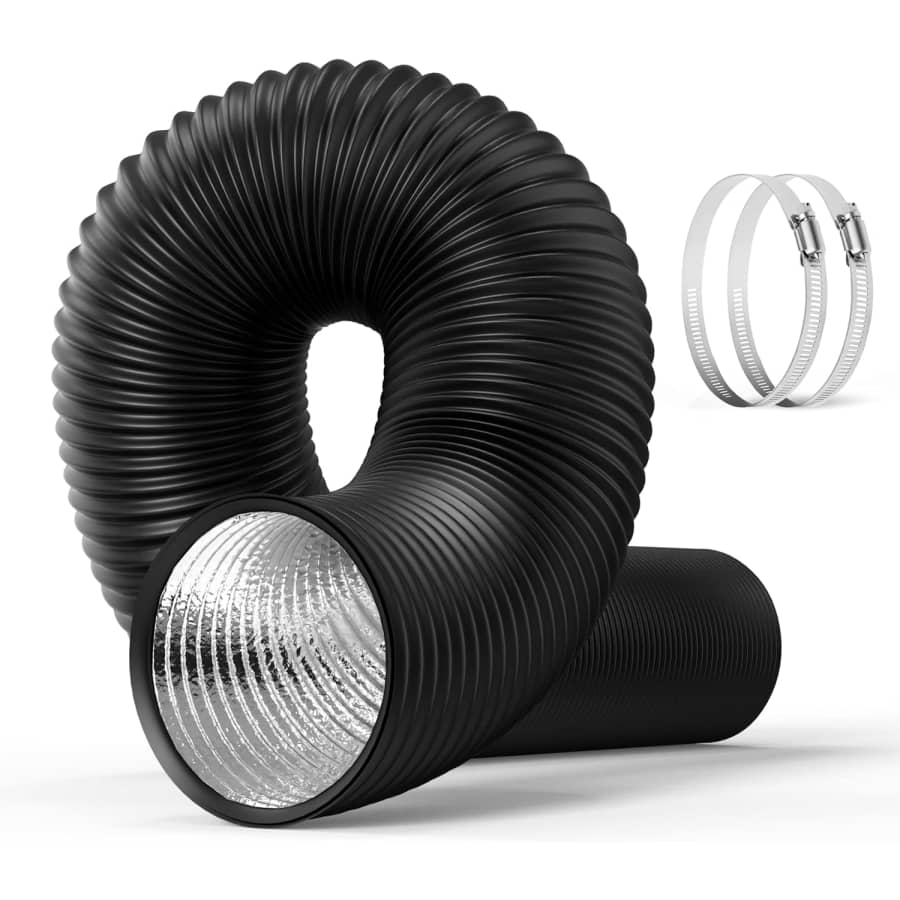 HealSmart 4" 16-Foot Flexible Aluminum Ducting: $9.89