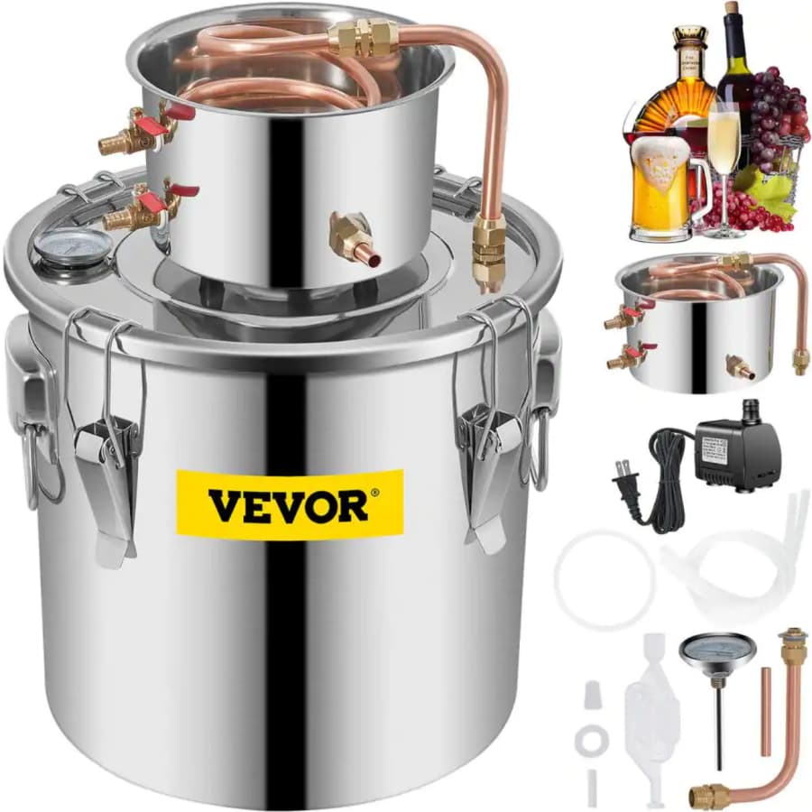 Vevor 8-Gallon Stainless Steel Water Distiller Machine: $110