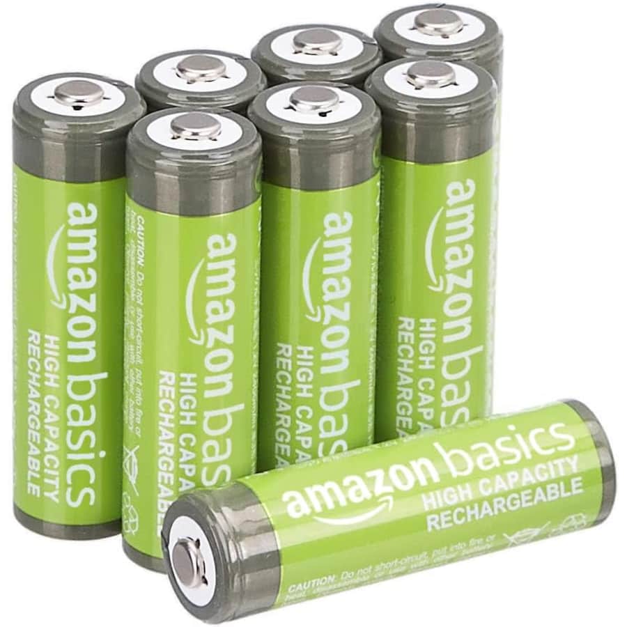 Amazon Basics Rechargeable AA NiMH Batteries 8-Pack: $6.24 Amazon Basics Rechargeable AA NiMH Batteries 8-Pack: $6.24