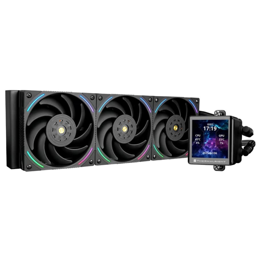 Thermalright Frozen Vision 360 ARGB Black V2 AIO CPU Liquid Cooler: $79