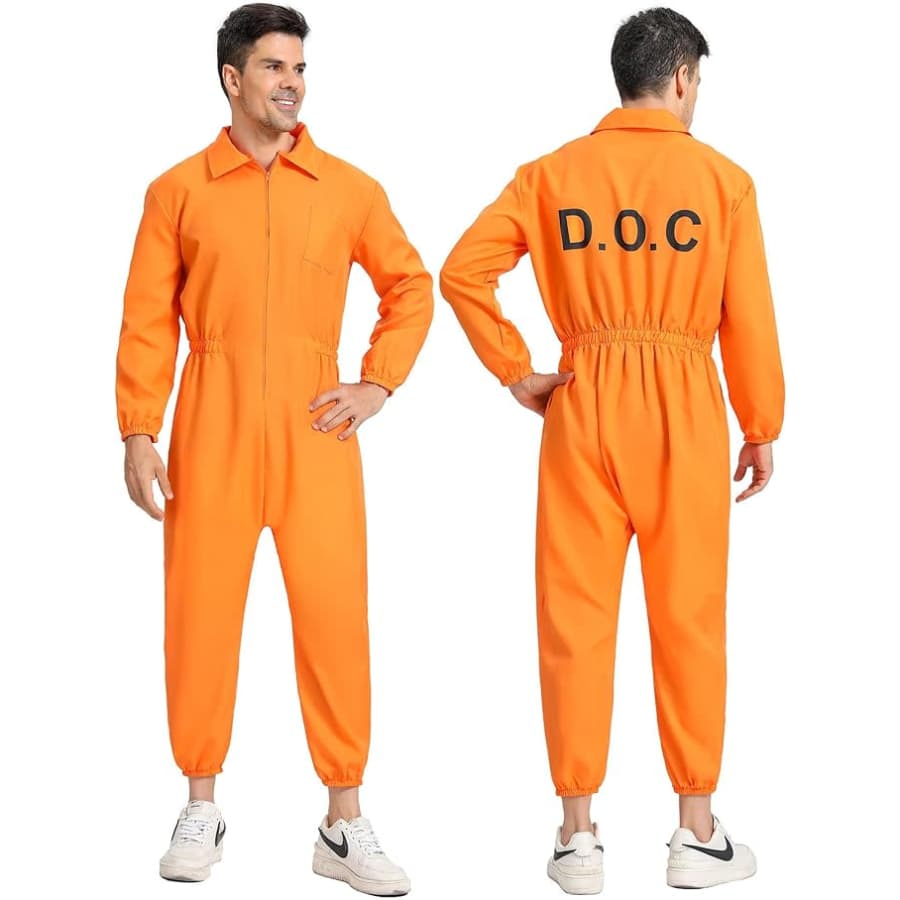 Adult Prisoner Costume with Handcuff: $9.99 Adult Prisoner Costume with Handcuff: $9.99