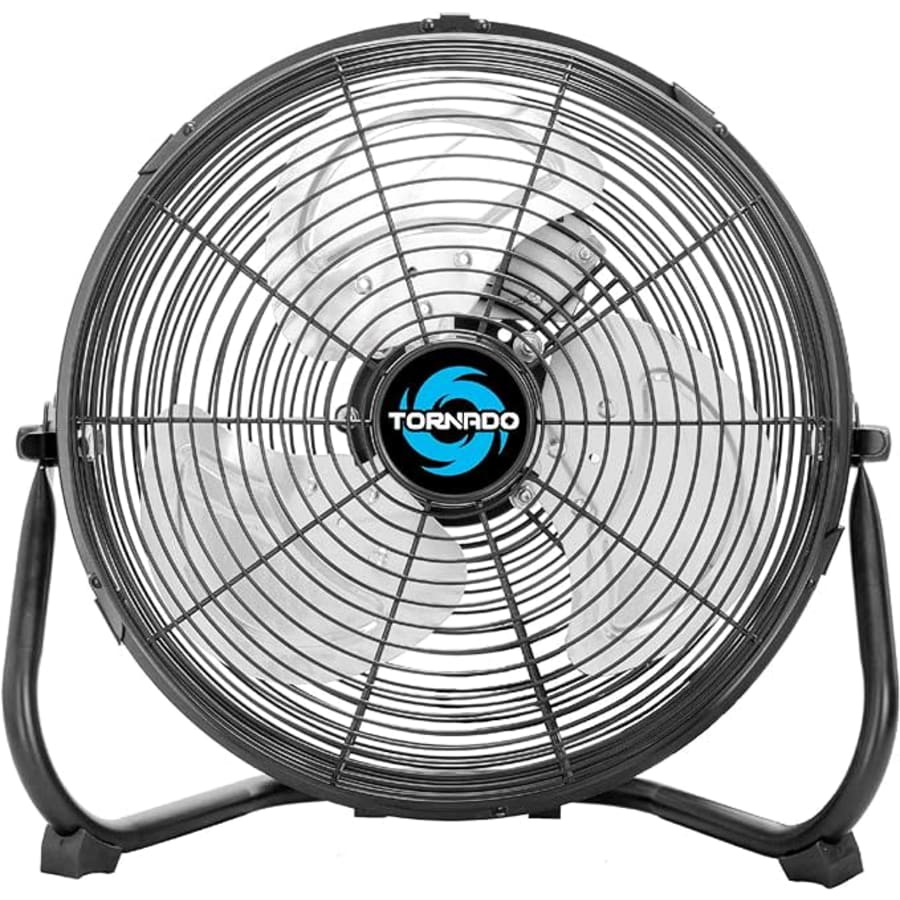 Tornado 12" Industrial Metal Floor Fan: $32 Tornado 12" Industrial Metal Floor Fan: $32