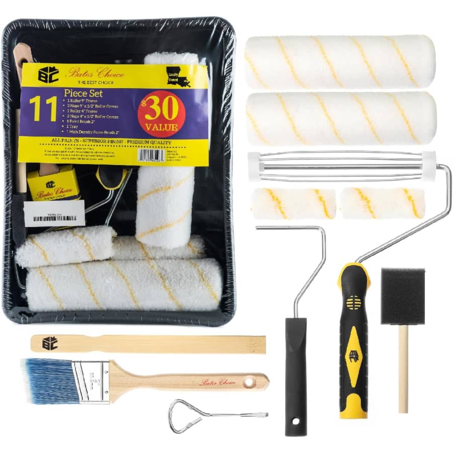Bates 11-Piece Paint Roller Set: $16