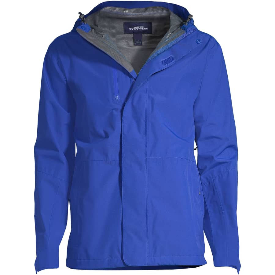 Lands' End Men's Tall Waterproof Rain Jacket: $56 Lands' End Men's Tall Waterproof Rain Jacket: $56