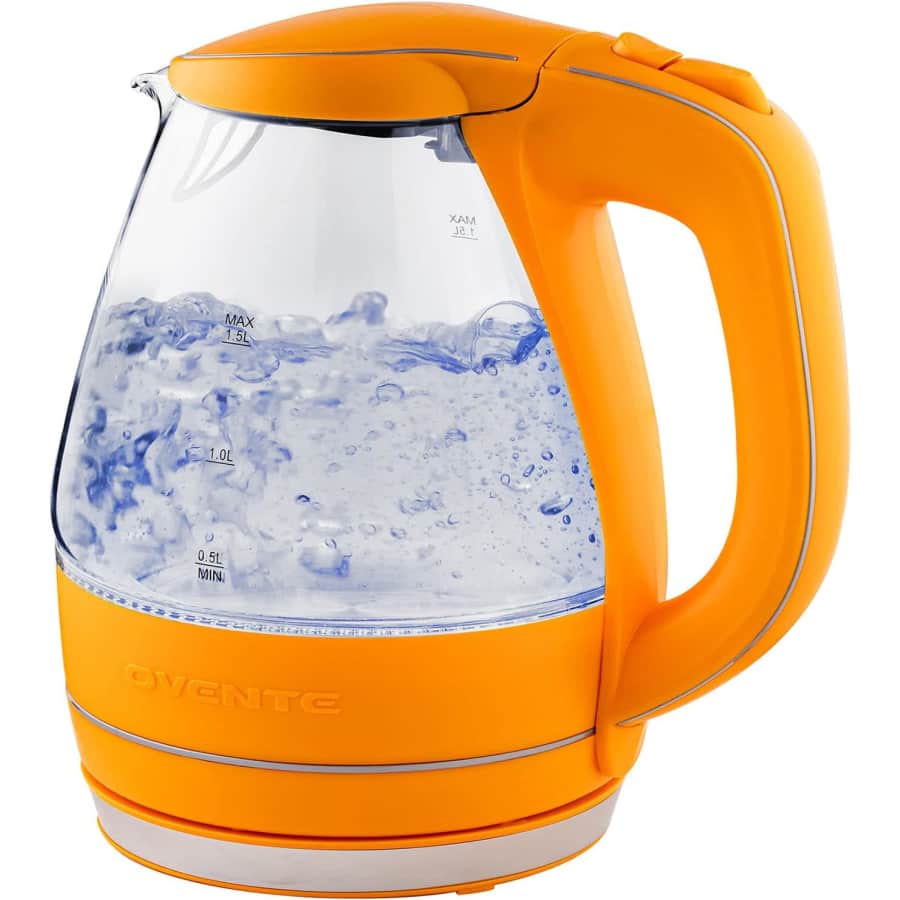 Ovente Glass Electric Kettle: $18 Ovente Glass Electric Kettle: $18
