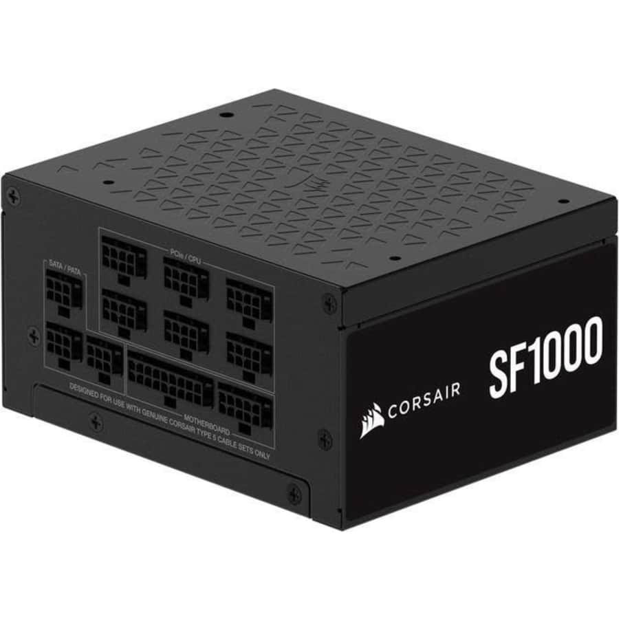 Corsair SF Series SF1000 80 PLUS Platinum Fully Modular SFX Power Supply: $210 Corsair SF Series SF1000 80 PLUS Platinum Fully Modular SFX Power Supply: $210