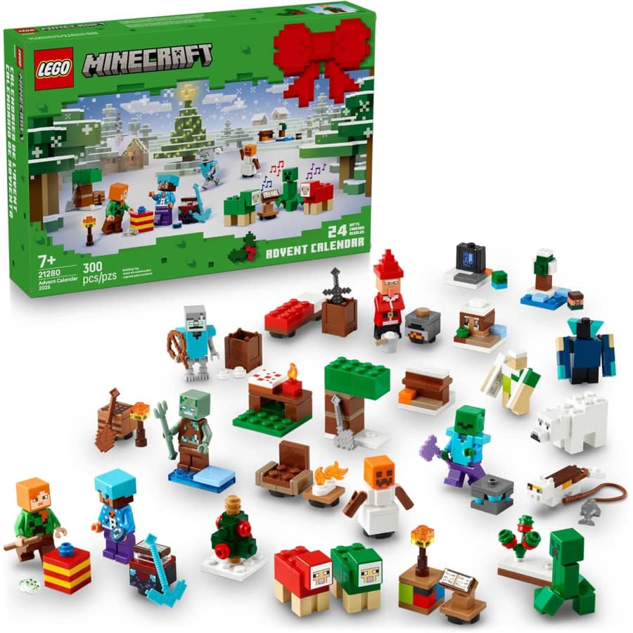 LEGO Minecraft Advent Calendar 2025: $27 LEGO Minecraft Advent Calendar 2025: $27