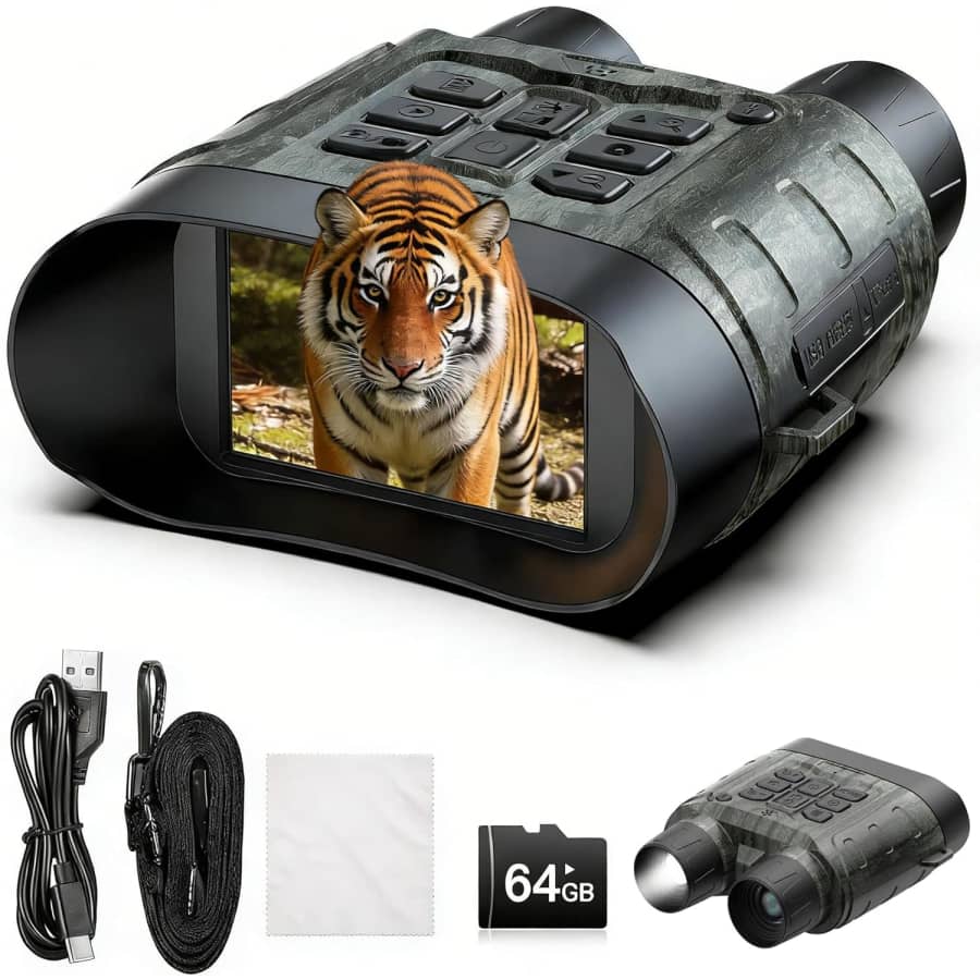 Hotpeak 4K Night Vision Goggles: $62.99 in cart