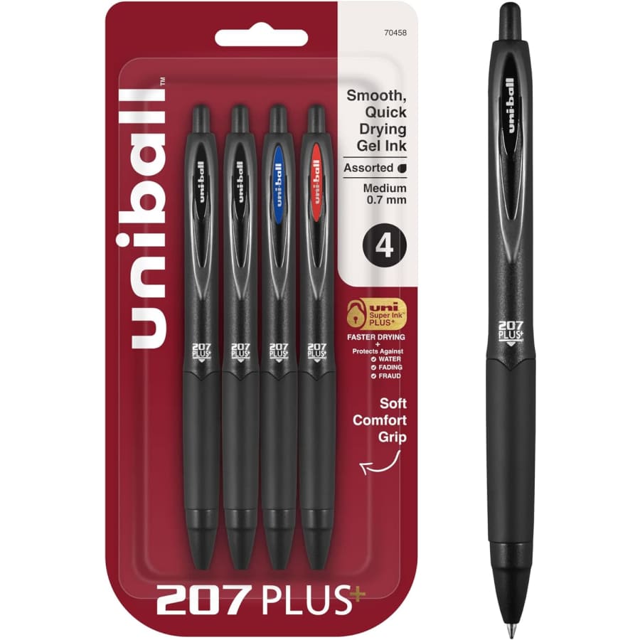 uni-ball 207 Plus Assorted Gell Pen 4-Pack: $3.51 via Sub & Save