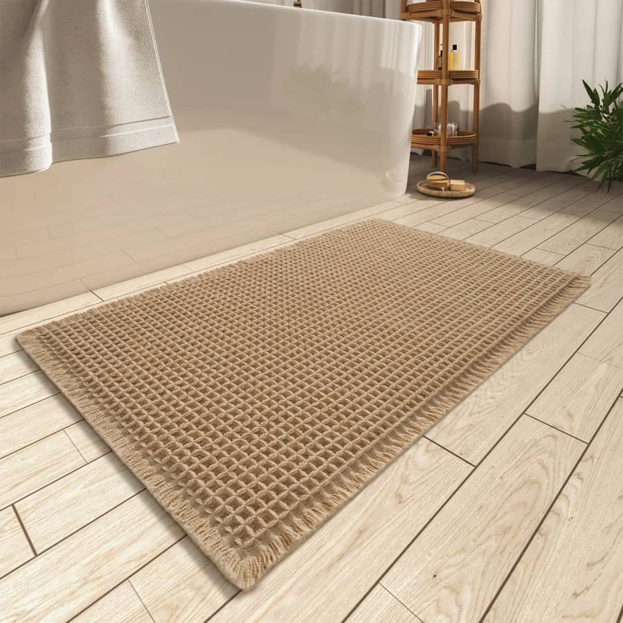 18" x 30" Waffle Bath Mat: $14