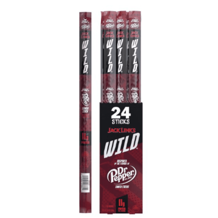 Jack Link's Jumbo Sized Wild Dr. Pepper Flavored Snack Sticks 24-Pack: $36