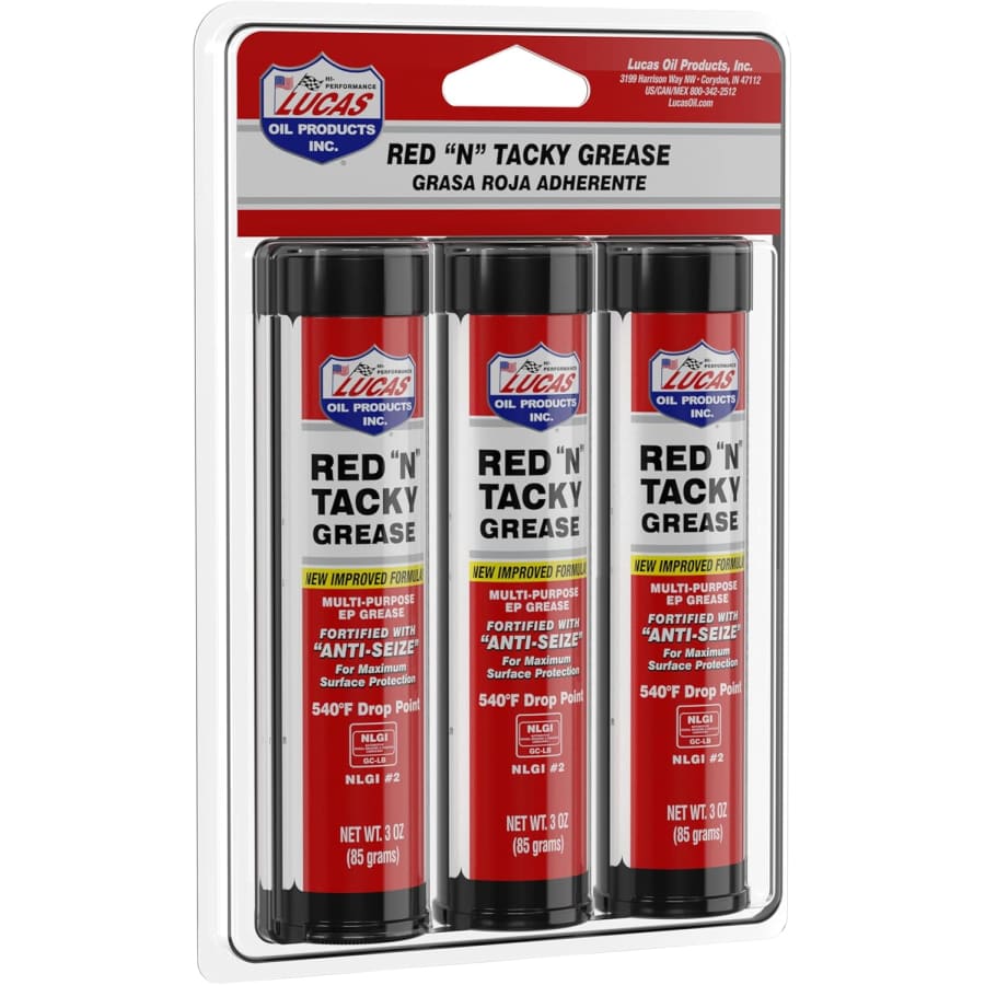 Lucas Oil Red N Tacky Grease 3-Pack: $6