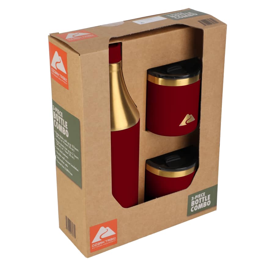 Ozark Trail 10-oz. Wine Tumbler & 34-oz. Wine Bottle Set: $20