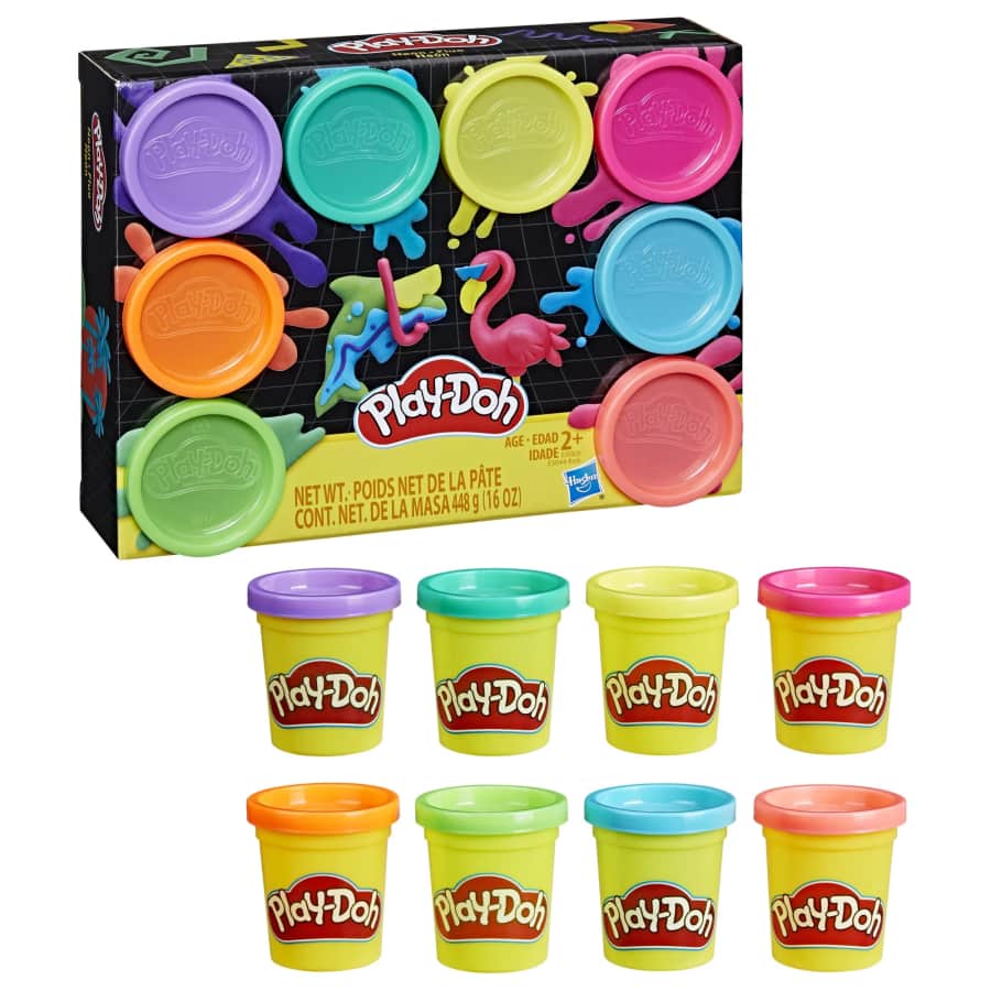 Play-Doh Neon Colors 2-Ounce Cans 8-Pack: $7.47 Play-Doh Neon Colors 2-Ounce Cans 8-Pack: $7.47