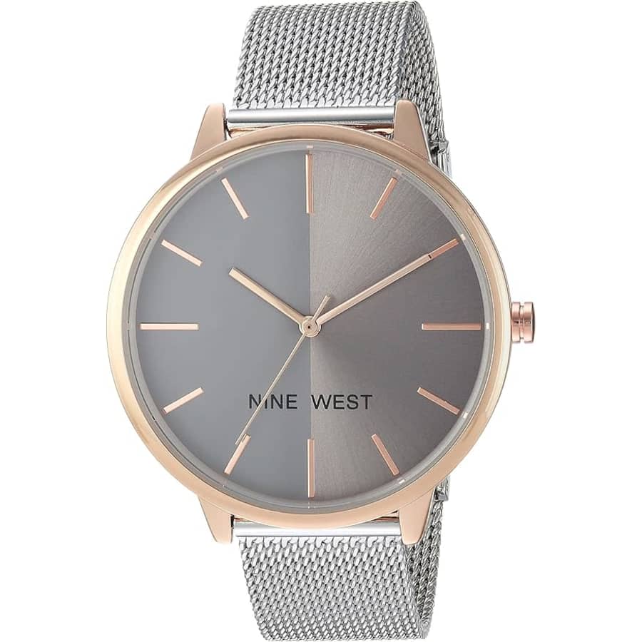 Nine West Women's Mesh Bracelet Watch: $12.18