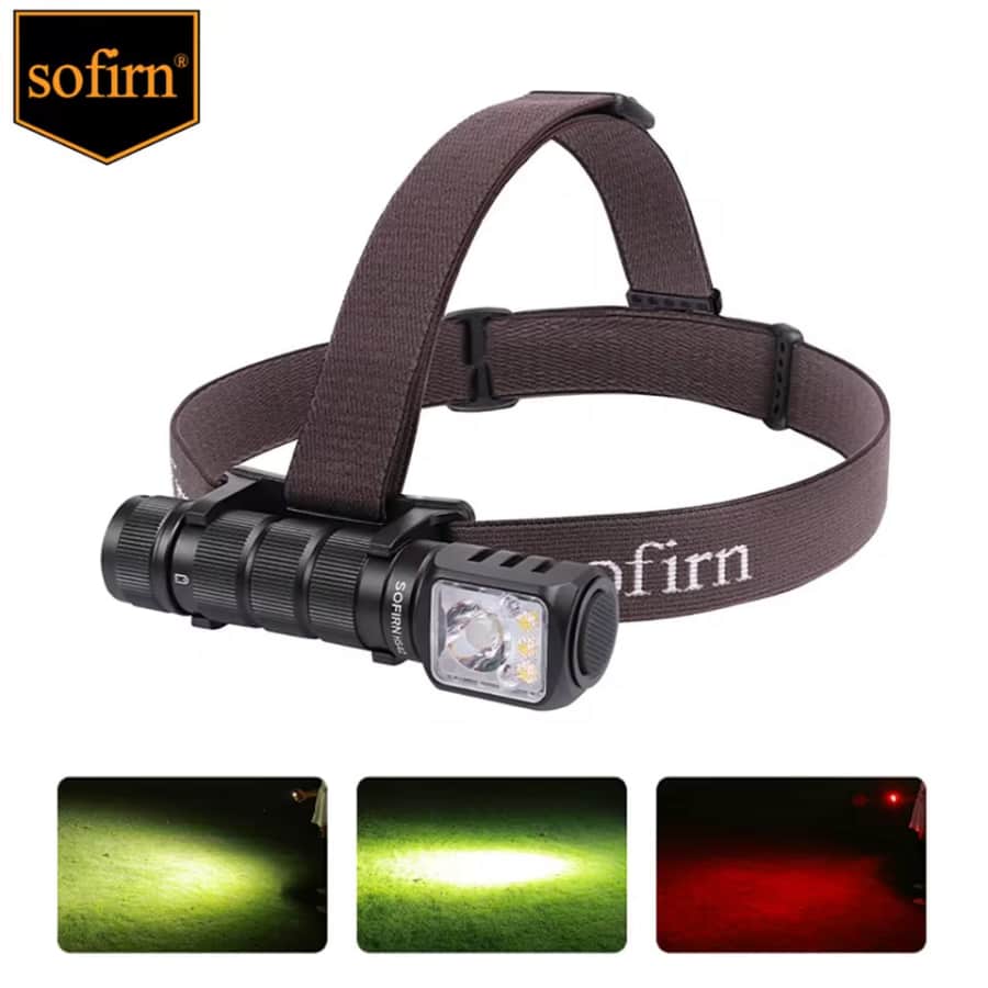 Sofirn 2,100-Lumen Rechargeable LED Torch Headlamp: $19.50