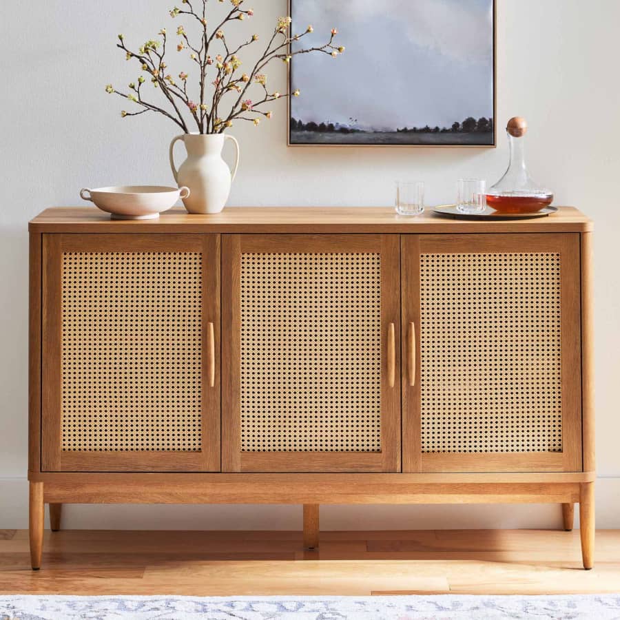 Better Homes & Gardens Springwood Caning Sideboard: $238 Better Homes & Gardens Springwood Caning Sideboard: $238