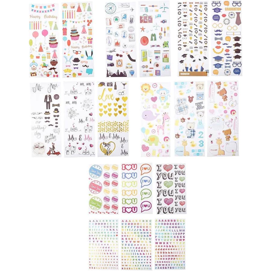 9-Sheet Sticker Set: $6