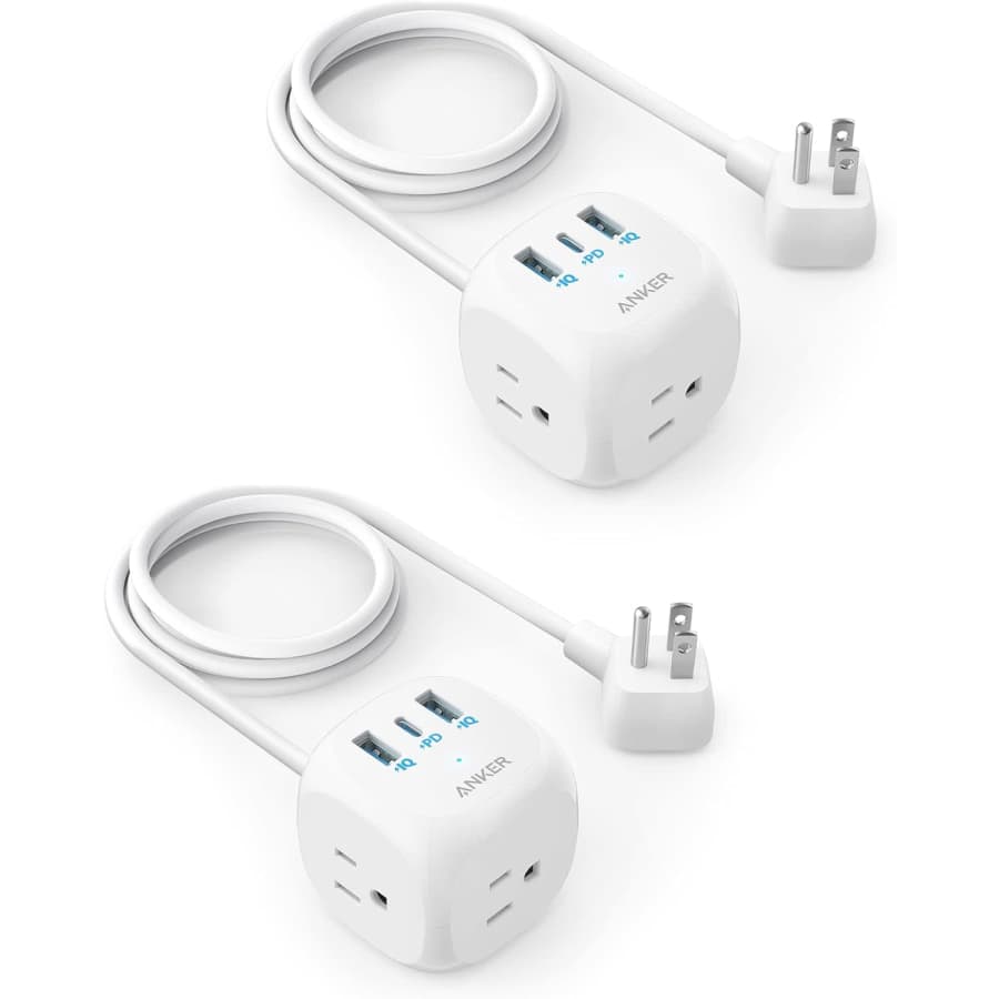 Anker 321 20W USB C Power Strip 2-Pack: $16 Anker 321 20W USB C Power Strip 2-Pack: $16