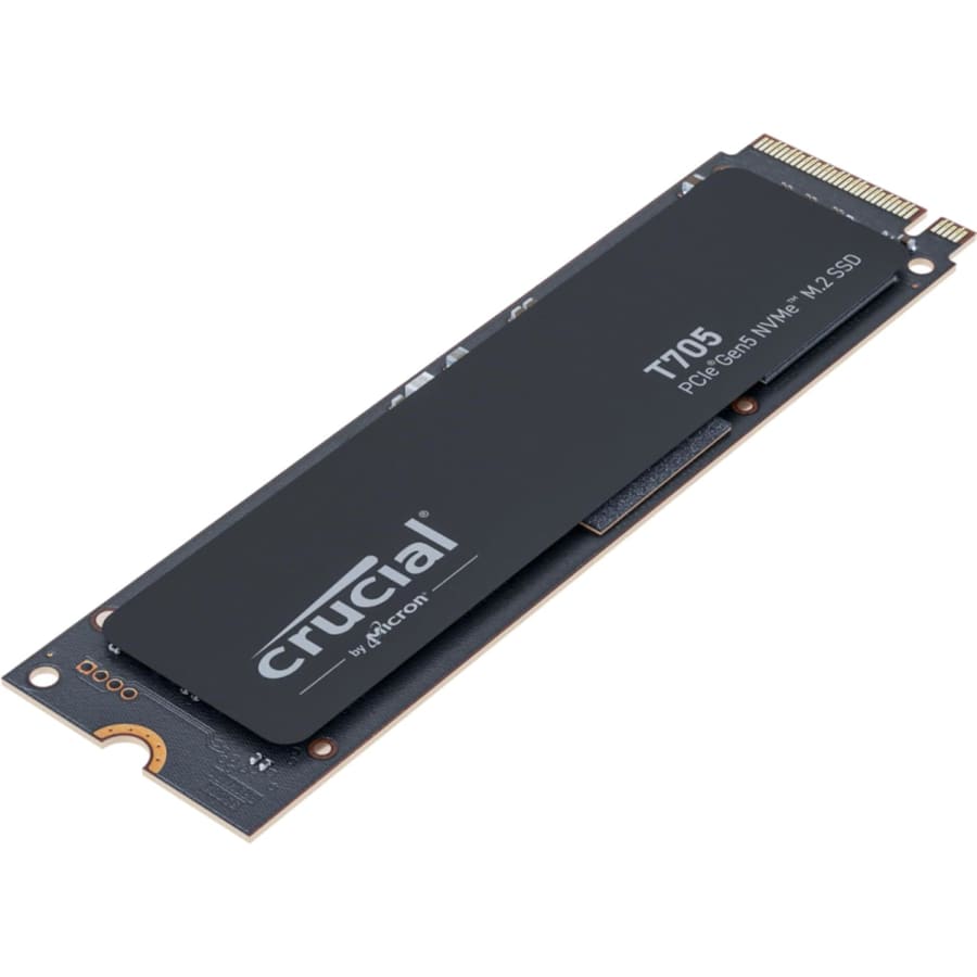 Crucial T705 2TB PCIe Gen5 NVMe M.2 SSD: $159.99