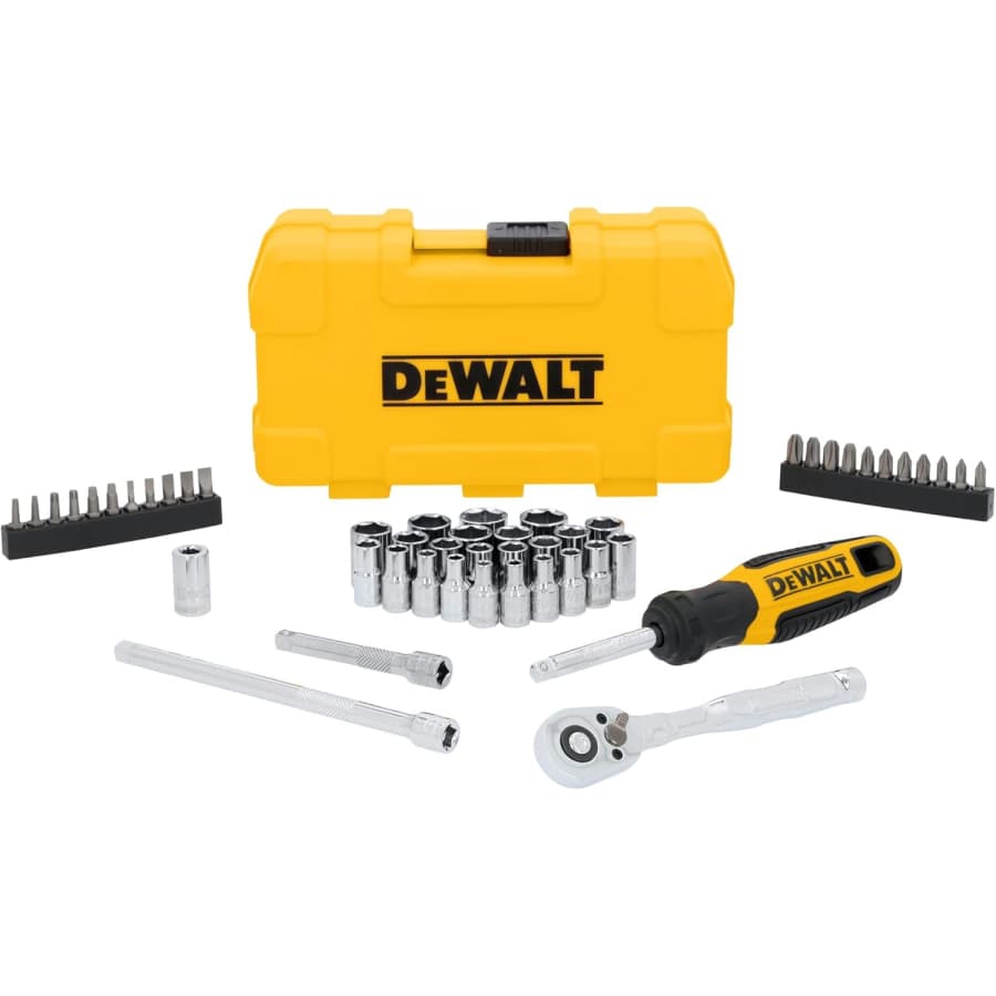 DeWalt 1/4" Drive 50-Piece Mechanics Tool Set: $35 DeWalt 1/4" Drive 50-Piece Mechanics Tool Set: $35