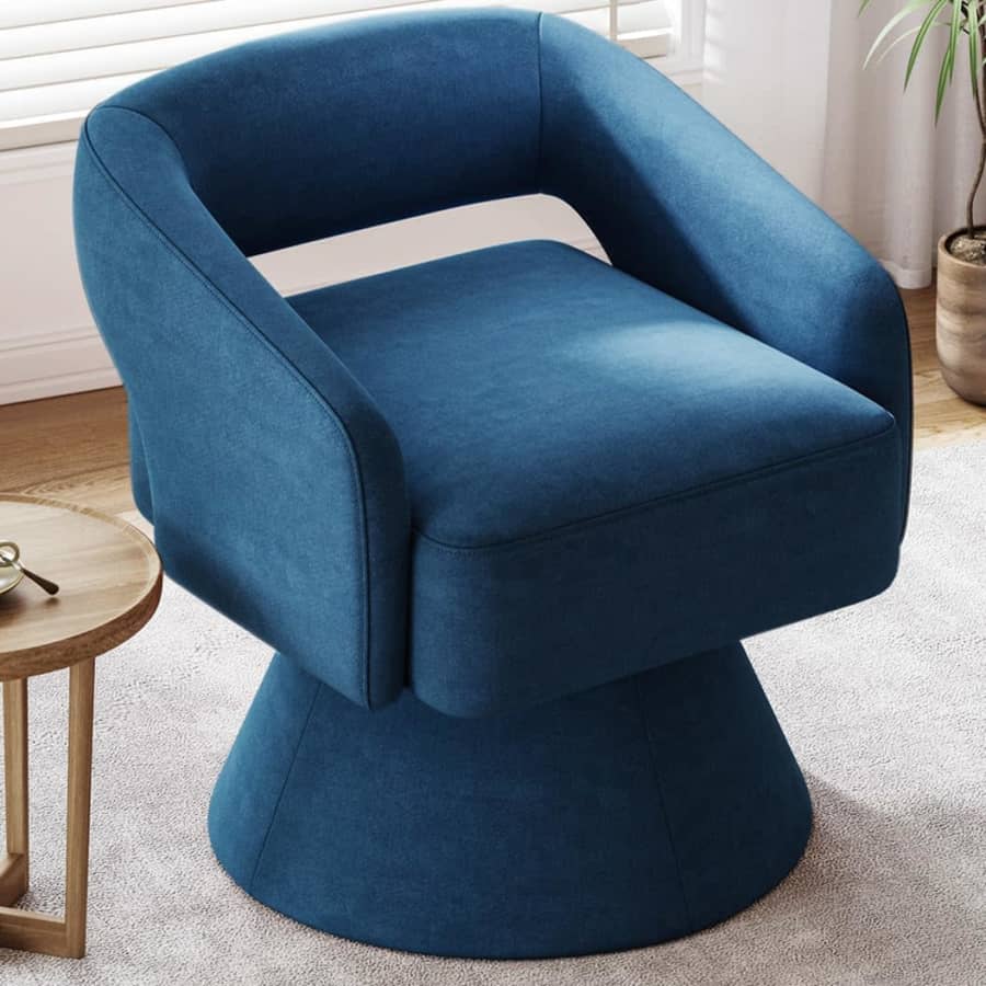 Linsy Swivel Barrel Chair: $76.99