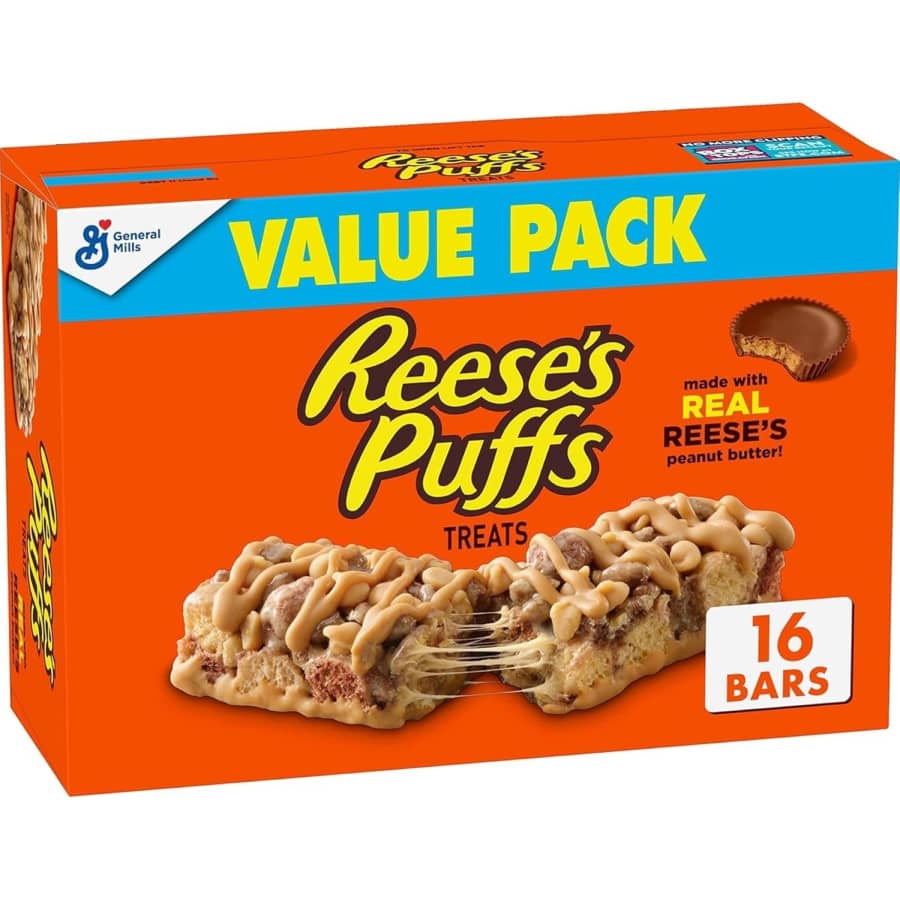 Reese's Puffs Cereal Treat Bars 16-Pack: $4.07 via Sub & Save Reese's Puffs Cereal Treat Bars 16-Pack: $4.07 via Sub & Save