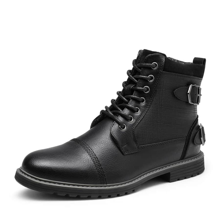 Bruno Marc Men's Fur-Lined Oxford Dress Boots: $25.99