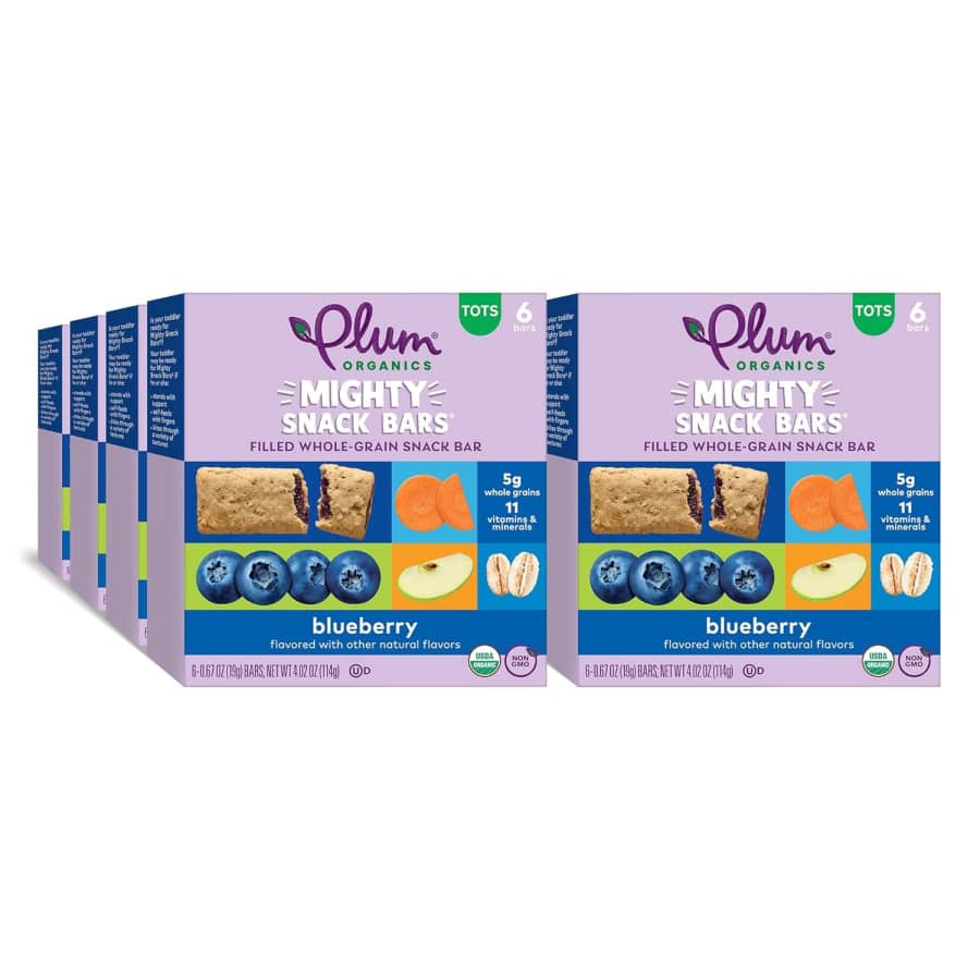 Plum Organics Mighty Snack Bars 48-Count: $13 via Sub & Save