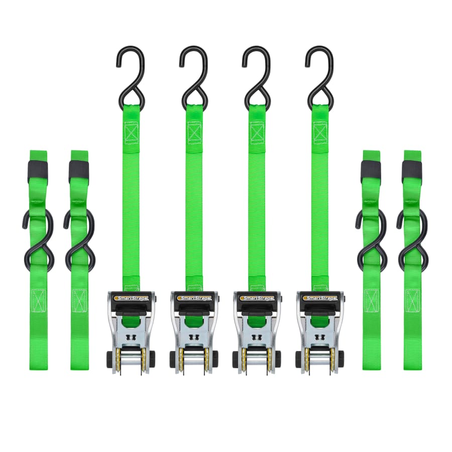 SmartStraps 1" 14-Foot Ratchet Tie Down Straps 4-Pack: $18 SmartStraps 1" 14-Foot Ratchet Tie Down Straps 4-Pack: $18