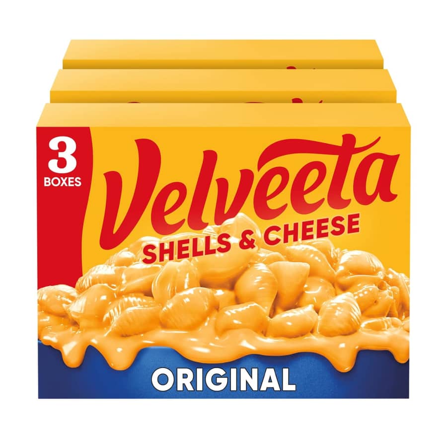 Velveeta Shells & Cheese 12-oz. Box 3-Pack: $6.38 via Sub & Save