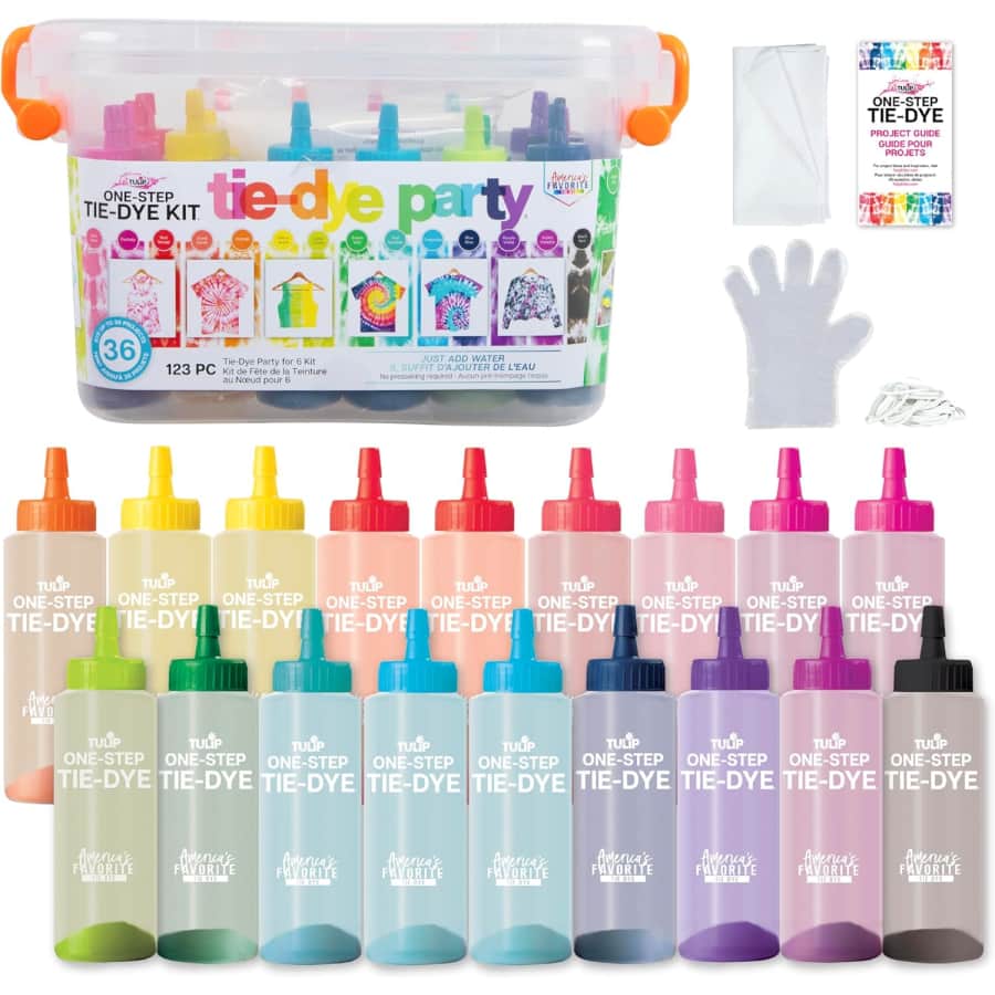 Tulip One-Step Tie-Dye Party Kit: $15