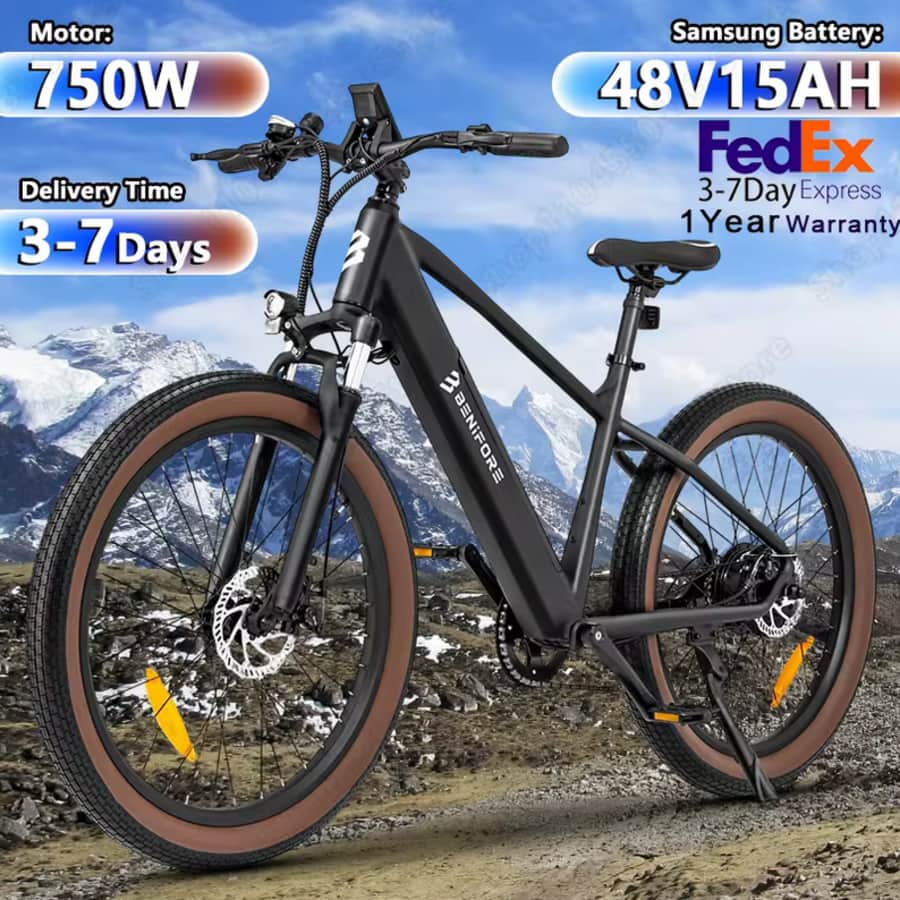 Luckeep C26 750W eBike: $451