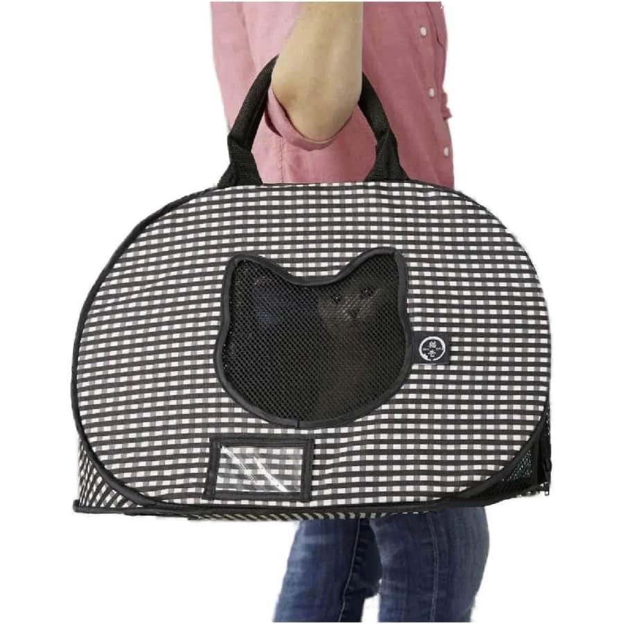 Necoichi Stress-Free Cat Travel Carrier for 2 Cats: $14 Necoichi Stress-Free Cat Travel Carrier for 2 Cats: $14