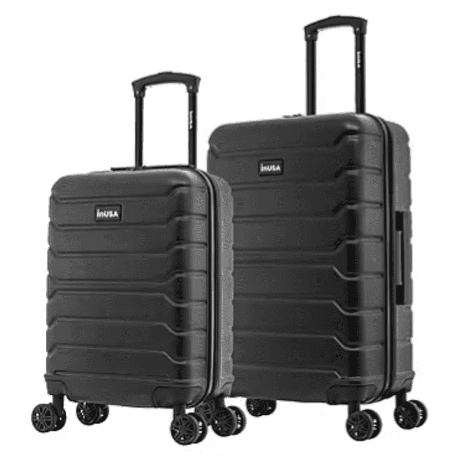 InUSA Trend 2-Piece Hardside Spinner Luggage Set: $100 InUSA Trend 2-Piece Hardside Spinner Luggage Set: $100