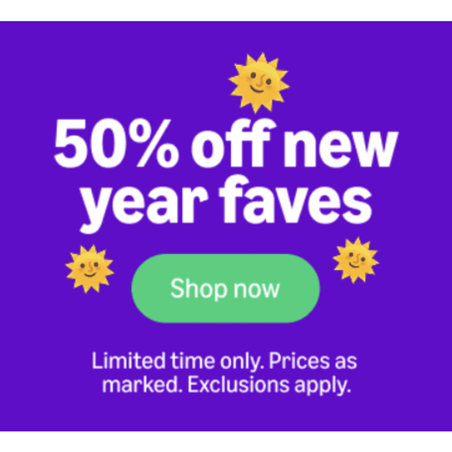 Amazon Haul New Year Faves: Around 50% off everything