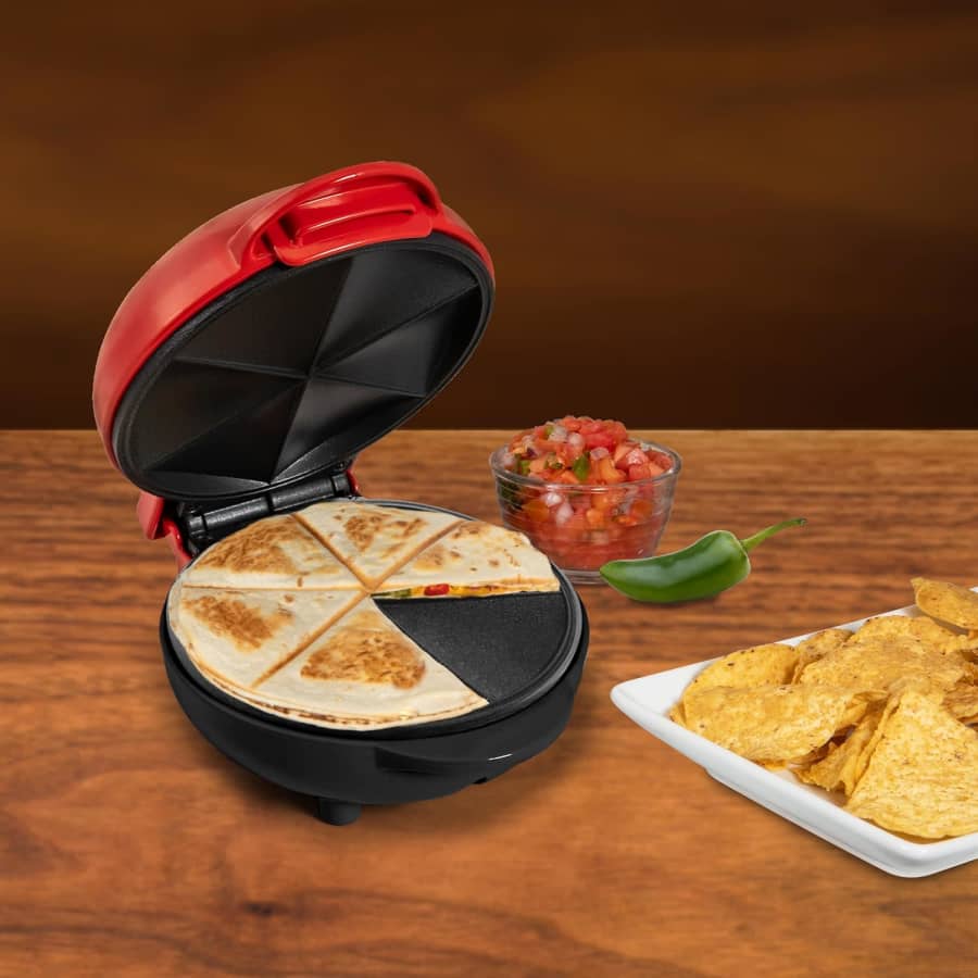 Nostalgia Taco Tuesday Street Taco Quesadilla Maker: $10