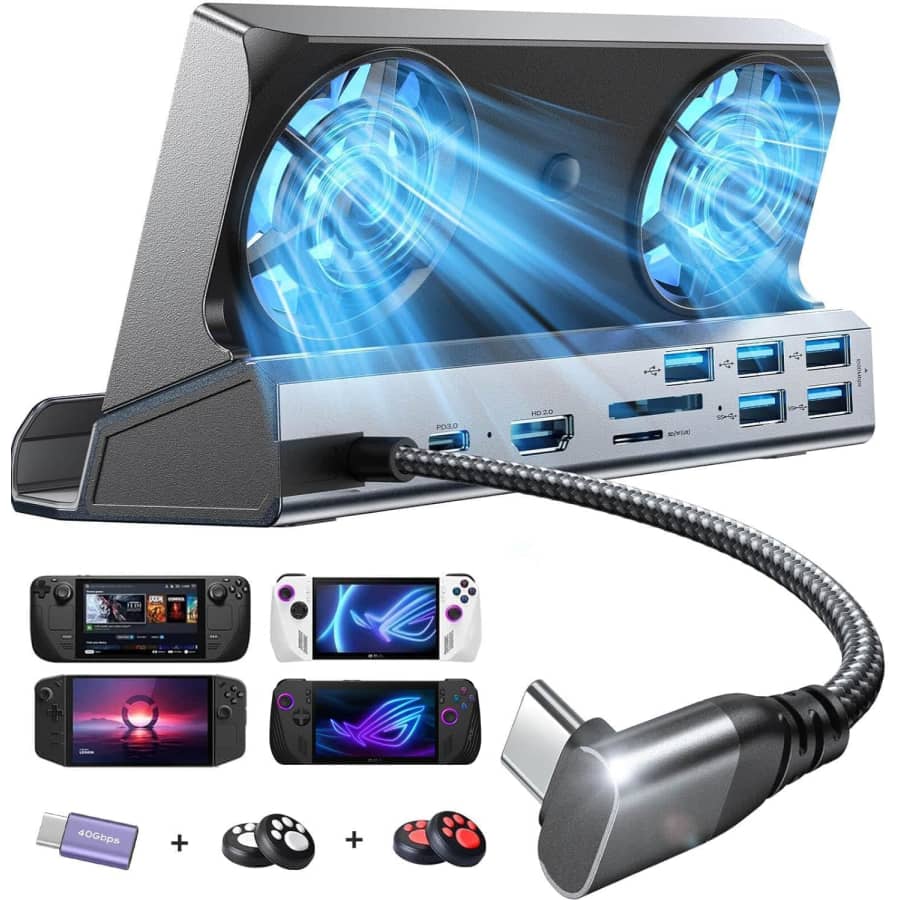Lisen 13-in-1 Docking Station for Steam Deck: $46.99