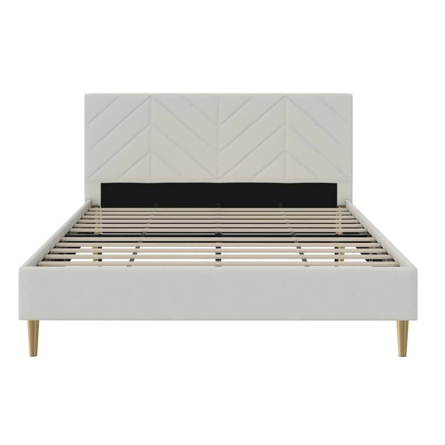 DHP Andrea Tufted Upholstered Queen Platform Bed: $106 DHP Andrea Tufted Upholstered Queen Platform Bed: $106