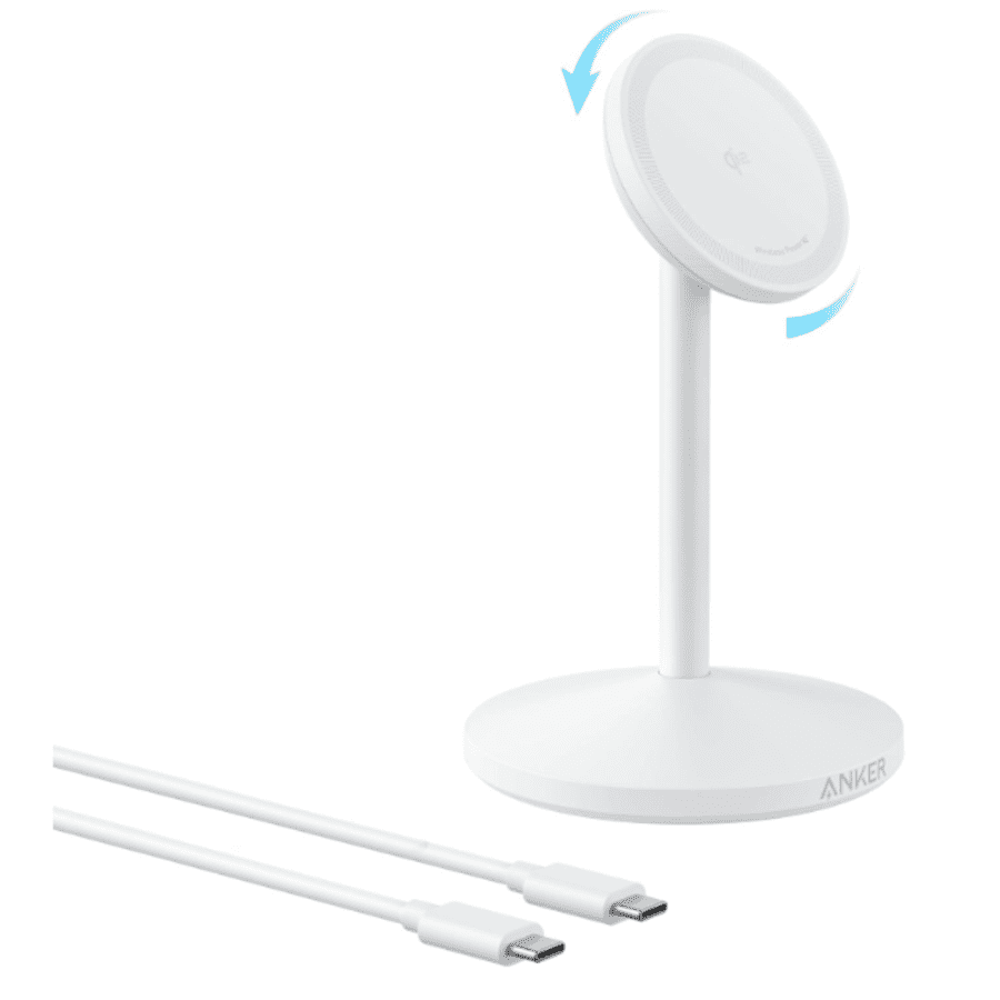 Anker MagGo 15W iPhone 16 MagSafe-Compatible Wireless Charger Stand: $31