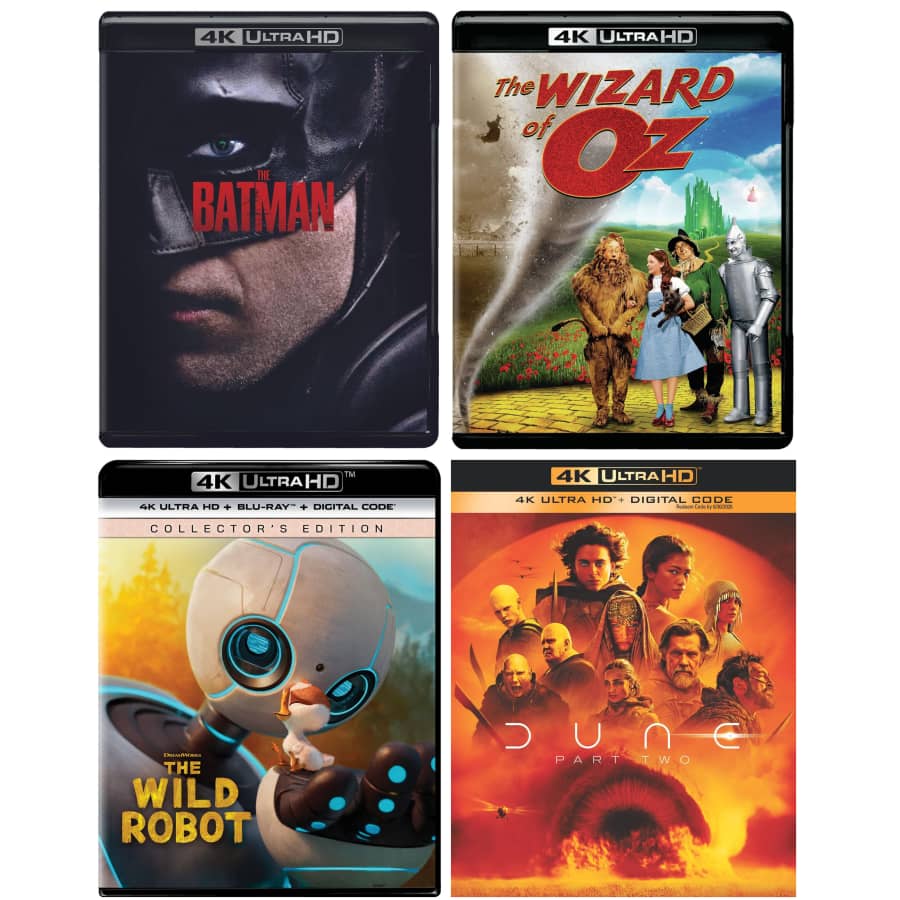 4K UHD Blu-ray Movies at Amazon: 3 for $33