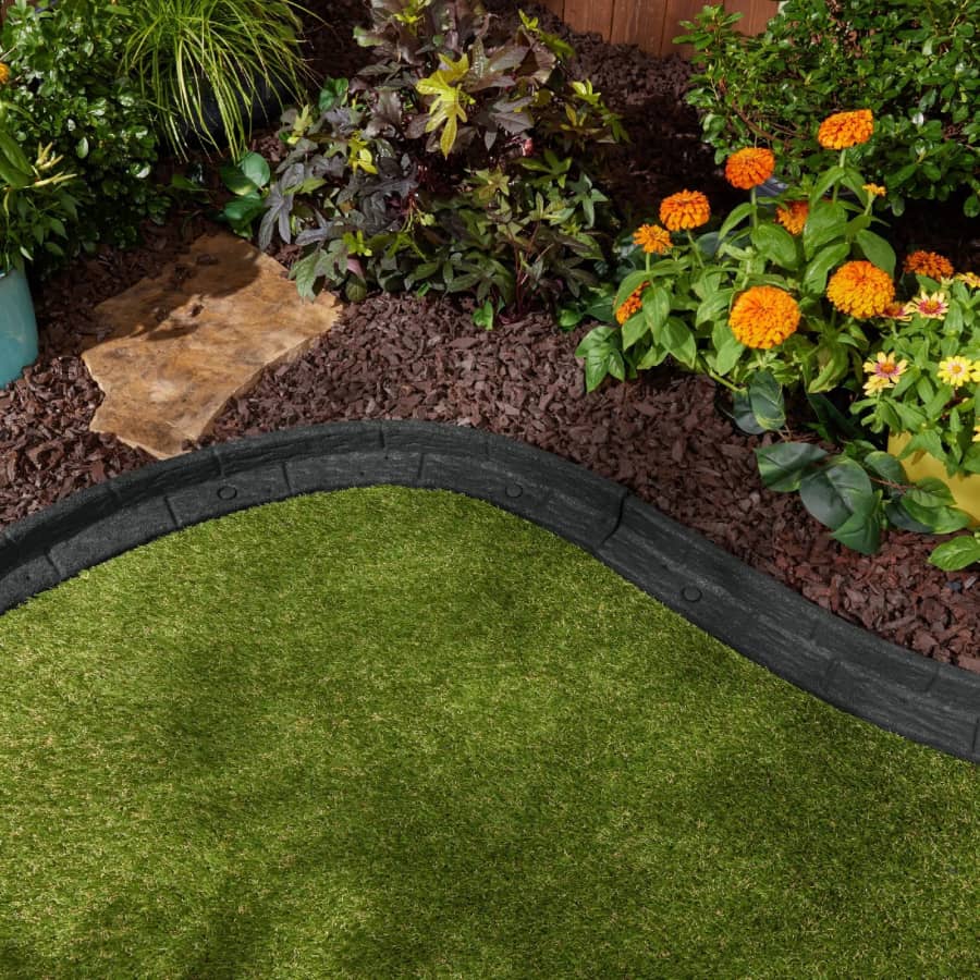Rubberific 24-Feet Rubber Landscape Edging 6-Pack: $52